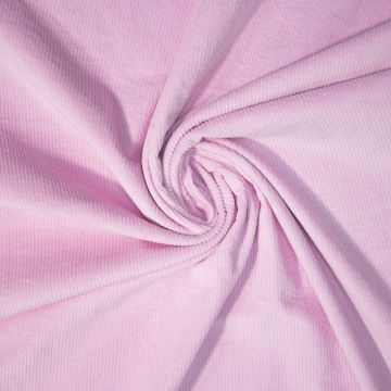 Corduroy Stretch Washed Pastel Roze