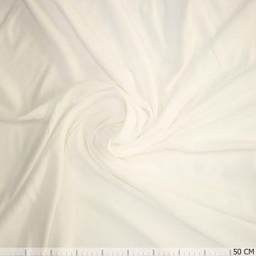 Uni viscose gebroken wit