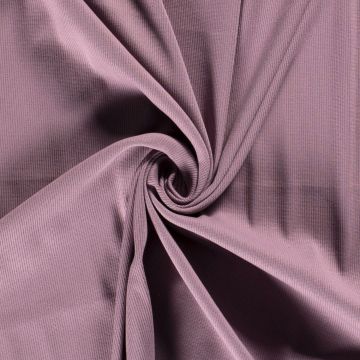 Rib tricot katoen oud rose