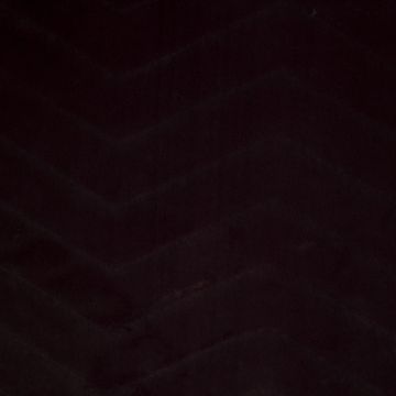 Imitatie bont zigzag aubergine