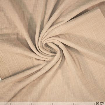 Linnen baby katoen beige