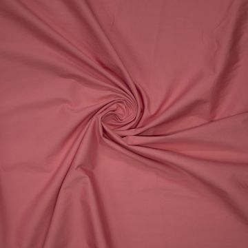 Stretch poplin washed roze