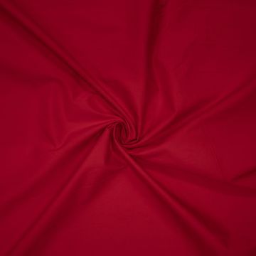 Stretch poplin washed rood