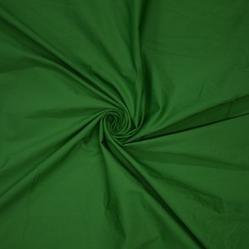 Stretch poplin washed groen