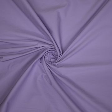 Stretch poplin washed lila