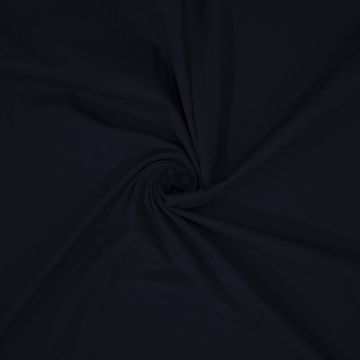 Stretch poplin washed marine