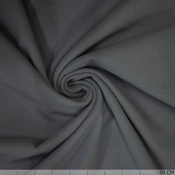 Stretch flausch grijs