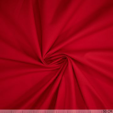 Serge keper katoen rood