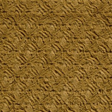 Imitatie bont wavy ruit oker