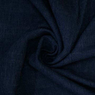 Interieur linnen grof blauw