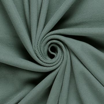 Knitted katoen donkermint