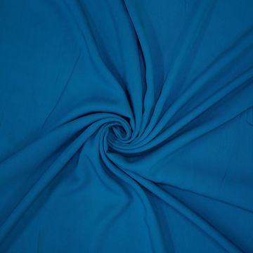 Viscose twill uni turkoois
