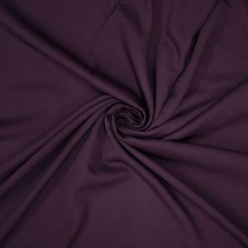 Viscose twill uni mauve