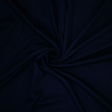 Viscose twill uni donker blauw