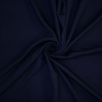 Viscose twill uni marineblauw