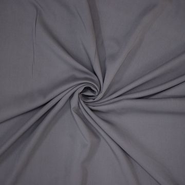 Viscose twill uni grijs