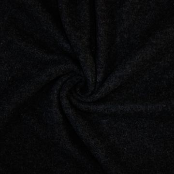 Boiled wool melange antraciet