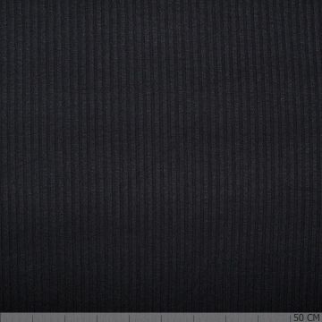 Rib Frabric Black