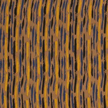 Poly Chiffon Stripes camel