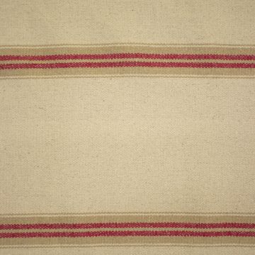Heavy Cotton Canvas strepen beige-rood