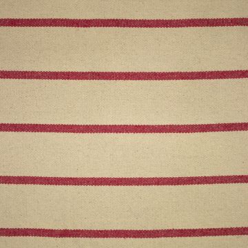 Heavy Cotton Canvas strepen rood