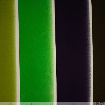 Viscose tricot strepen colour blocks