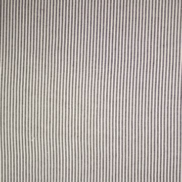 Cotton naturel streepje 3mm bruin