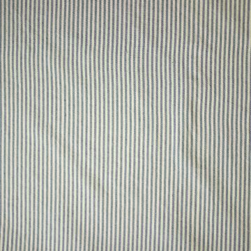 Cotton naturel streepje 3mm denim