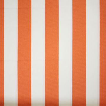 Outdoor canvas streep stof oranje