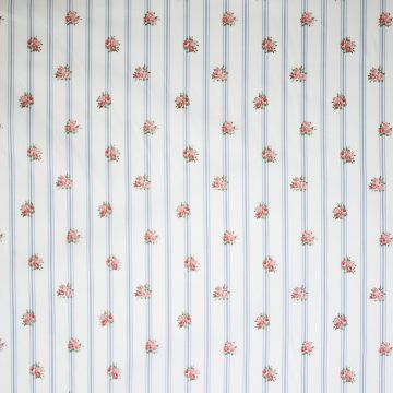 Katoen poplin Romantische streep