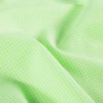 Katoen Poplin stof Seersucker Neon Groen