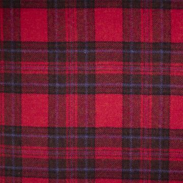 Harris Tweed ruit rood-bordeaux