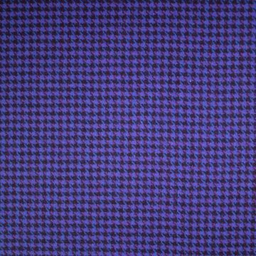 Harris Tweed Pied-de-Poule paars-blauw