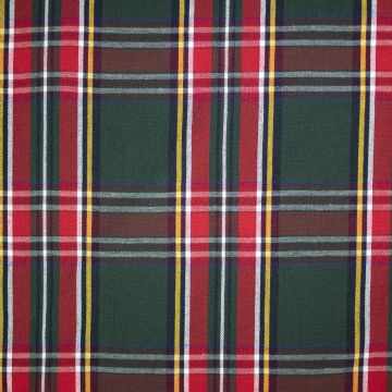 Cotton naturel Stewart Ruit Groen
