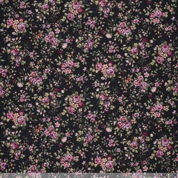 Flower Bouquet Black