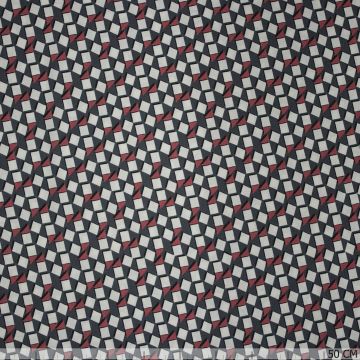 Viscose tricot kubus grijs