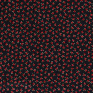 Kerststof kerstroos blauw