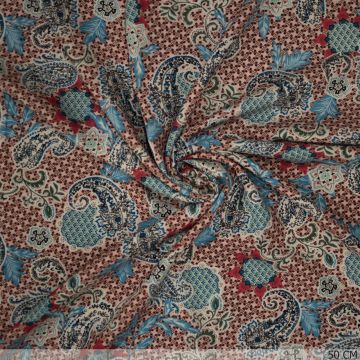Viscose chally zalm gypsi