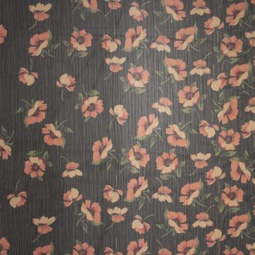 Chiffon crepe poppy