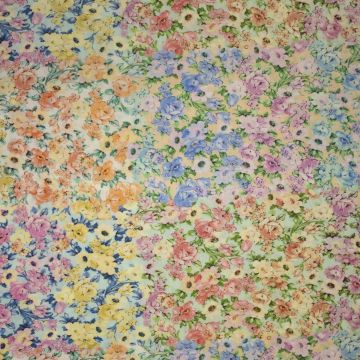 Viscose tricot zacht mille fleur