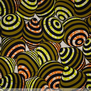 Afrikaanse wax print olijf bollen