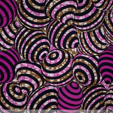 Afrikaanse wax print gestreepte bollen