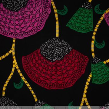 Afrikaanse wax print zonnehoed