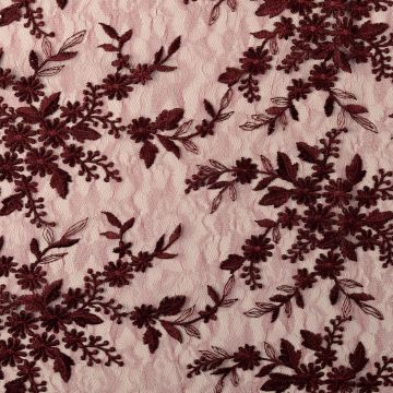 Couture kant schulprand bordeaux