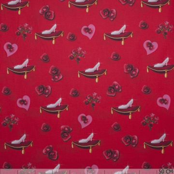 Efteling Assepoester Poplin Pink