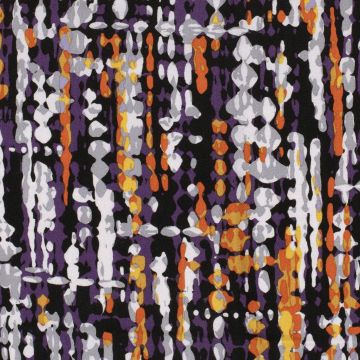 Viscose Twill stof paint splash paars