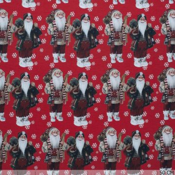 Tricot Santa All-over Red
