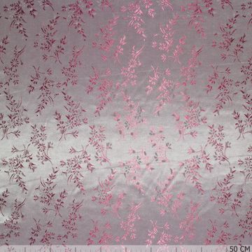 Jacquard voering floral roze