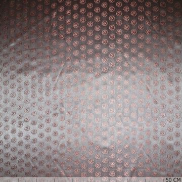 Jacquard voering swirl bruin