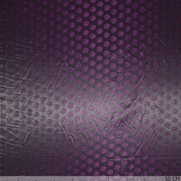 Jacquard voering swirl paars